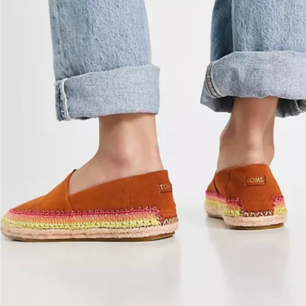 TOMS Esparto Suede Thread Espadrilles - Picture 3 of 14